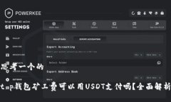 思考一个的t p钱包矿工费可以用USDT支付吗？全面